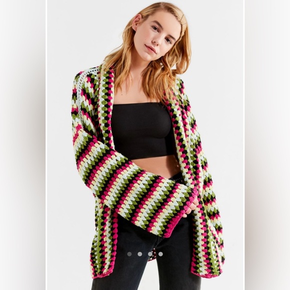 Mira Crochet Knit Cardigan - Picture 2 of 9